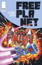 FREE PLANET #3 CVR A JED DOUGHERTY *RELEASE DATE 7/9/25* *(DH A13)*