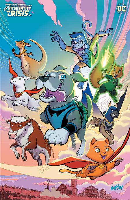 SUPER-PETS SPECIAL BITEDENTITY CRISIS #1 (ONE SHOT) CVR C TONY FLEECS CARD STOCK VAR *RELEASE DATE: 7/31/24*