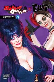 HARLEY QUINN X ELVIRA #1 CVR A AMANDA CONNER *RELEASE DATE: 10/8/25* *(DH B4)*