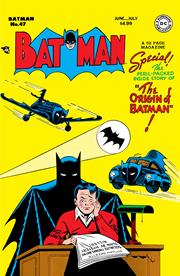 BATMAN #47 FACSIMILE EDITION CVR A BOB KANE *RELEASE DATE: 11/5/25* (DH O4)