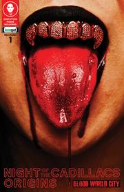 NIGHT OF THE CADILLACS ORIGINS BLOOD WORLD CITY #1 CVR A RAWD EMORTAL & LOLA CHAN GOLD FOIL EMBOSSED *RELEASE DATE: 12/24/25* *(DH U4)*