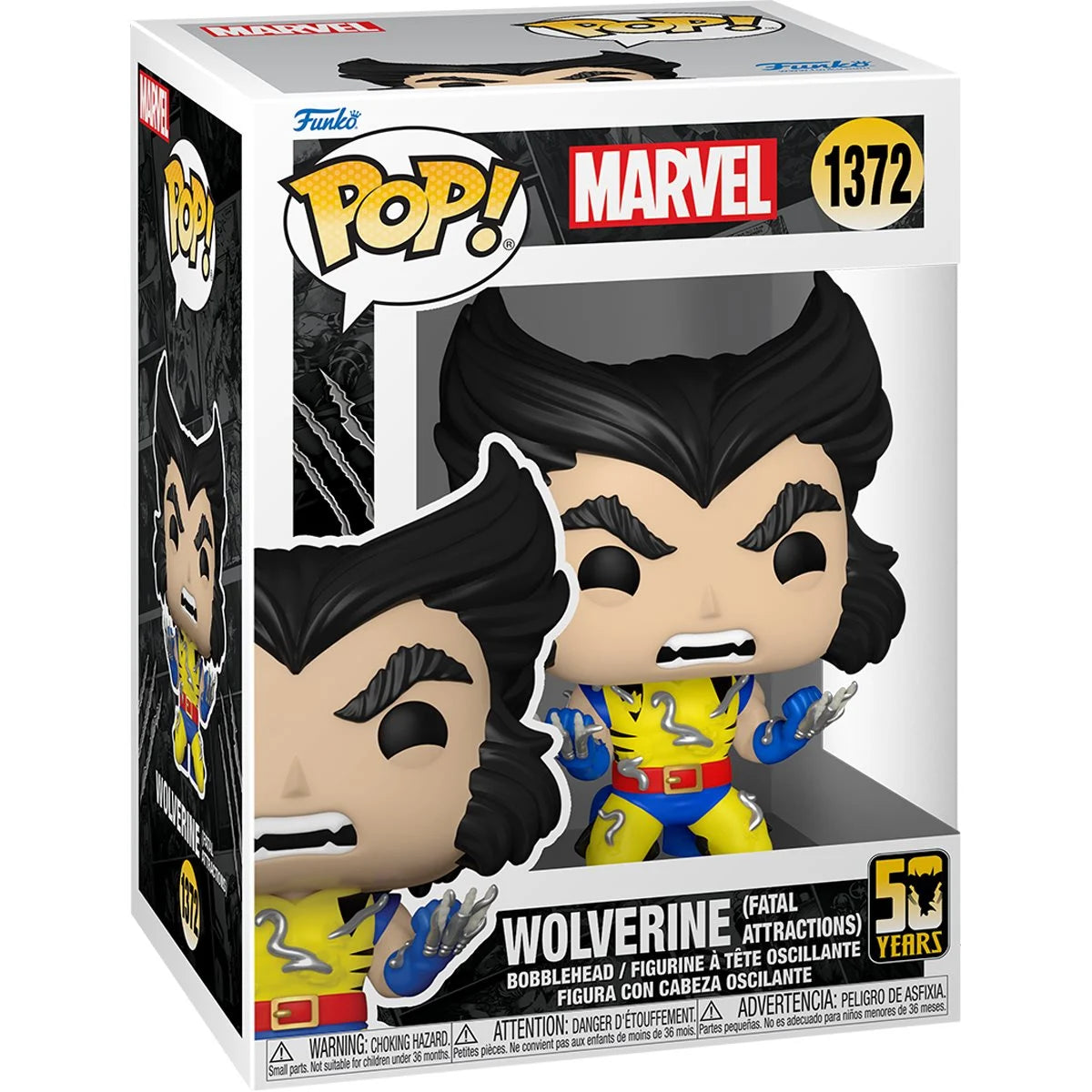 Wolverine 50th Anniversary Wolverine (Fatal Attractions) Funko Pop! Vinyl Figure #1372