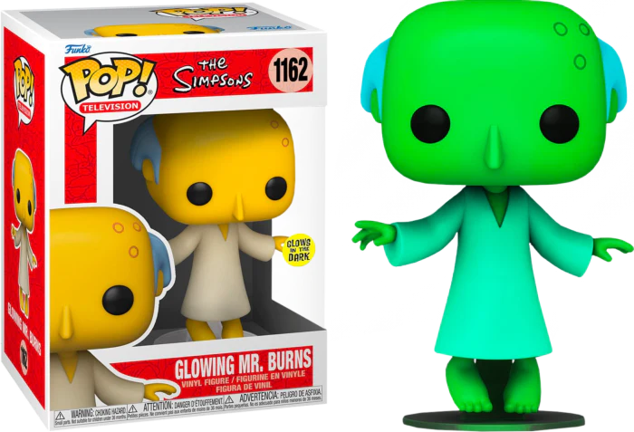 Glowing Mr. Burns Alien (The Simpsons) Funko Pop! Exclusive 1162