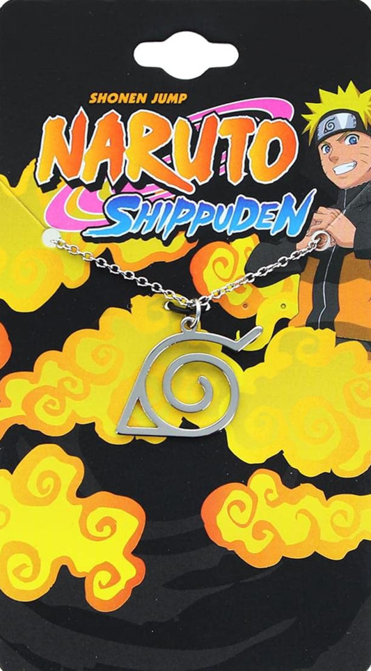 NAURUTO HIDDEN LEAF LOGO NECKLACE