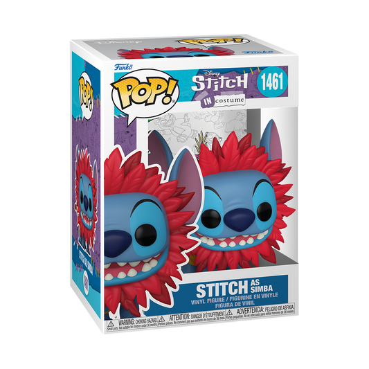 Stitch as Simba Funko Pop