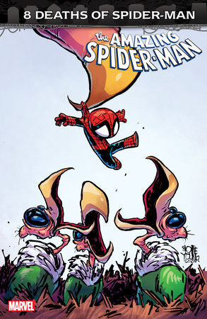 AMAZING SPIDER-MAN #64 SKOTTIE YOUNG 8 DEATHS OF SPIDER-MAN VARIANT *RELEASE DATE: 12/26/24*