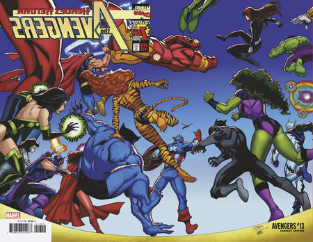 AVENGERS #13 RON LIM WRAPAROUND VARIANT [FHX] *RELEASE DATE: 4/24/24*