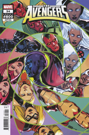 AVENGERS #34 WRAPAROUND COVER *RELEASE DATE 1/14/26* (DH B20)