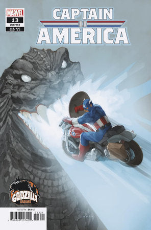 CAPTAIN AMERICA #13 PHIL NOTO GODZILLA VARIANT *RELEASE DATE: 9/11/24*