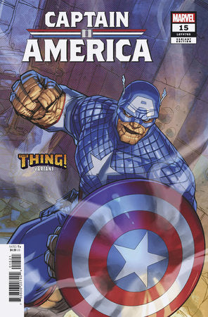 CAPTAIN AMERICA #15 PETE WOODS THE THING! VARIANT *RELEASE DATE: 11/13/24*