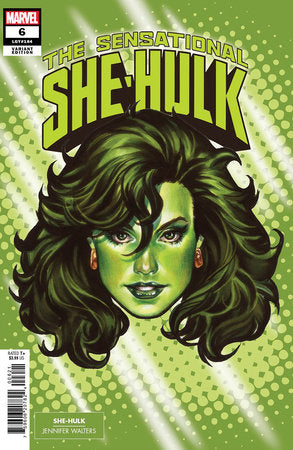 SENSATIONAL SHE-HULK #6 MARK BROOKS HEADSHOT VARIANT