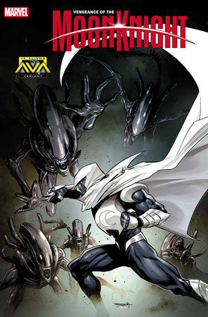 VENGEANCE OF THE MOON KNIGHT #7 STEPHEN SEGOVIA MARVEL VS. ALIEN VARIANT [BH] *RELEASE DATE 7/24/24* *(DH L1)*