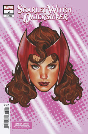 SCARLET WITCH & QUICKSILVER #2 MARK BROOKS HEADSHOT VARIANT