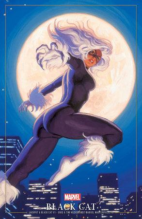 JACKPOT & BLACK CAT #1 GREG AND TIM HILDEBRANDT BLACK CAT MARVEL MASTERPIECES III VARIANT *(RELEASE DATE 03/27/24)* *(DH Y2)*