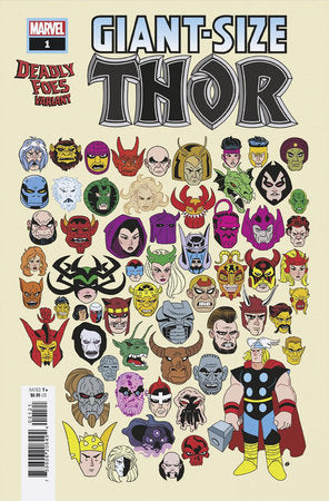 GIANT-SIZE THOR #1 DAVE BARDIN DEADLY FOES VARIANT *RELEASE DATE: 8/21/24*