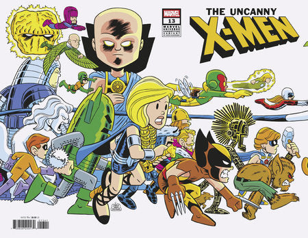 UNCANNY X-MEN #13 CHRIS GIARRUSSO MARVEL UNIVERSE CONNECTING WRAP VARIANT N *RELEASE DATE 4/9/25* *(DH K2)* *(DH R3)*