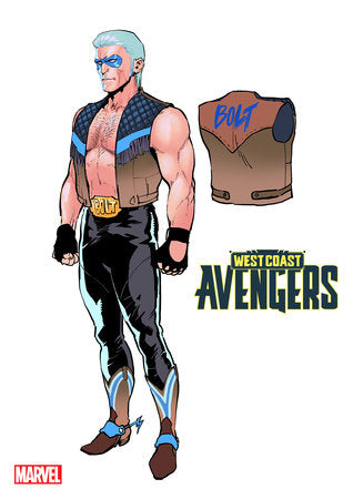 WEST COAST AVENGERS #1 DANNY KIM DESIGN VARIANT[1:10] *RELEASE DATE: 11/27/24*