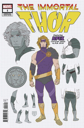 IMMORTAL THOR ANNUAL #1 R.B. SILVA DESIGN VARIANT [IW][1:10] *(DH J1)*