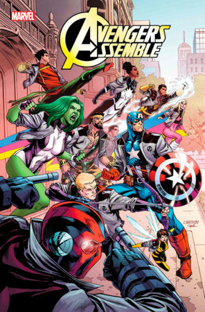 AVENGERS ASSEMBLE #1 CORY SMITH AVENGERS JACKET VARIANT *RELEASE DATE: 9/11/24*