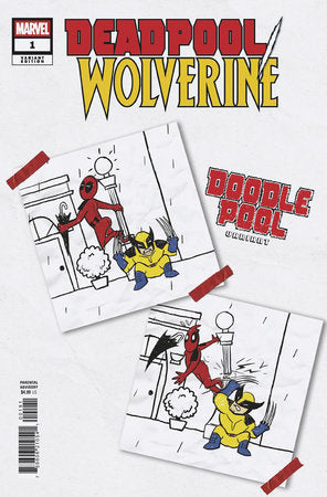 DEADPOOL/WOLVERINE #1 DOODLEPOOL VARIANT *RELEASE DATE: 1/1/25*