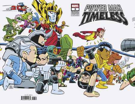 POWER MAN: TIMELESS #3 CHRIS GIARRUSSO MARVEL UNIVERSE CONNECTING WRAP VARIANT J *RELEASE DATE 4/16/25* *(DH B3)*