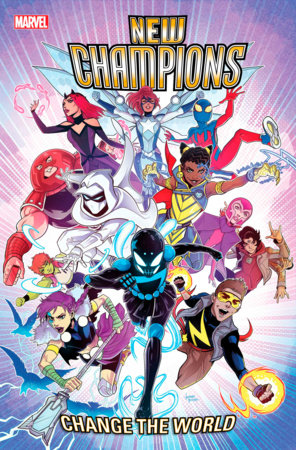 NEW CHAMPIONS #1 LUCIANO VECCHIO PROMO ART VARIANT *RELEASE DATE: 1/8/25* *(DH A16)*