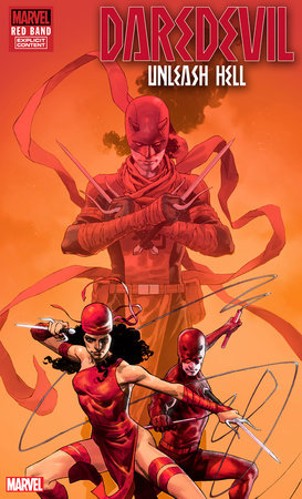 DAREDEVIL: UNLEASH HELL - RED BAND #1 JEROME OPENA VARIANT [POLYBAGGED] *RELEASE DATE: 1/8/25*