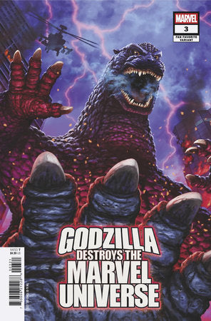 GODZILLA DESTROYS THE MARVEL UNIVERSE #3 *RELEASE DATE: 9/24/25* *(DH V3)*