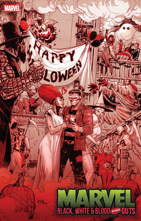 MARVEL: BLACK, WHITE & BLOOD AND GUTS #1 *RELEASE DATE: 10/8/25* *(DH B4)* *(DH J4)*