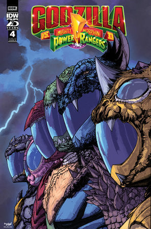 Godzilla Vs. The Mighty Morphin Power Rangers II #4 Variant B (Sanchez) *RELEASE DATE 7/24/24*