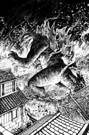 Godzilla: Here There Be Dragons II--Sons of Giants #1 Variant RI (10) (Smith B&W)[1:10]