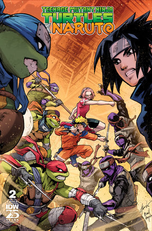 Teenage Mutant Ninja Turtles x Naruto #2 Variant B (Prasetya) *RELEASE DATE: 1/22/25*