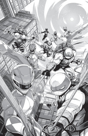 Mighty Morphin Power Rangers/ Teenage Mutant Ninja Turtles III #1 A Main (Dressed, Zonno)  *RELEASE DATE 8/13/25* *(DH E3)*