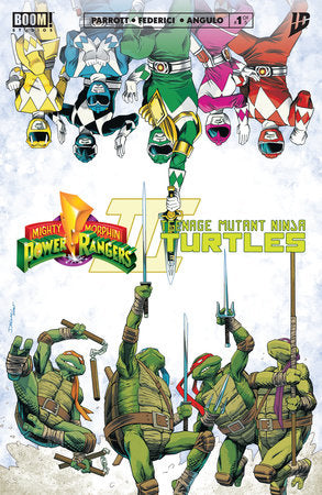 Mighty Morphin Power Rangers/ Teenage Mutant Ninja Turtles III #1 A Main (Dressed, Zonno)  *RELEASE DATE 8/13/25* *(DH E3)*