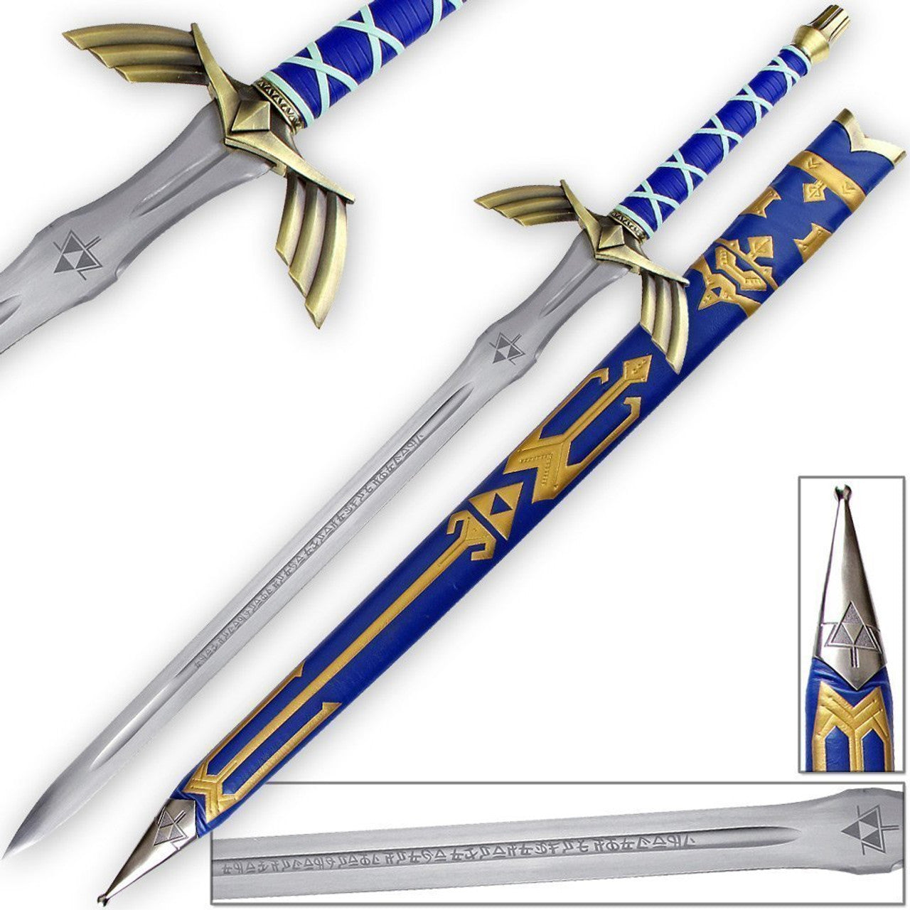 BLUE Long Sword with Scabbard