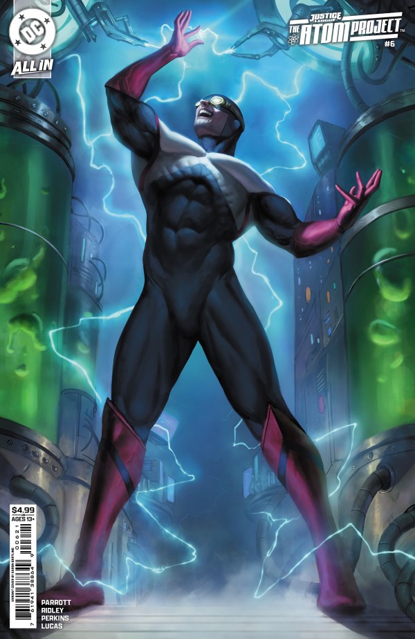 JUSTICE LEAGUE THE ATOM PROJECT #6 (OF 6) CVR A MIKE PERKINS *RELEASE DATE 6/4/25* (DH C12)