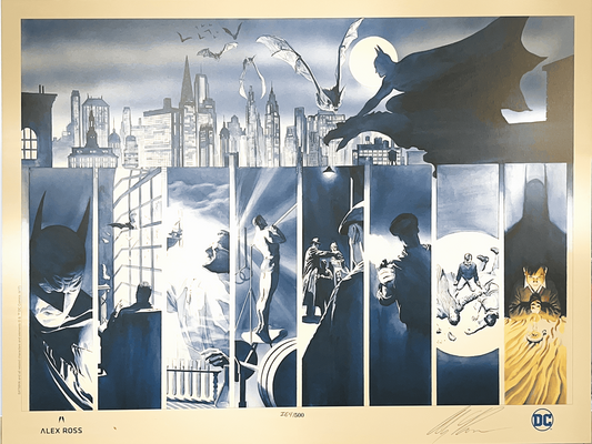 ORIGIN: BATMAN ALEX ROSS FINE ART PRINT