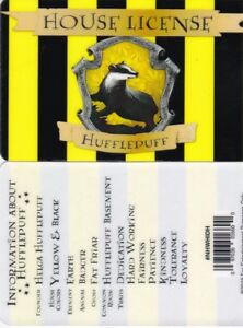 HUFFLEPUFF LICENSE