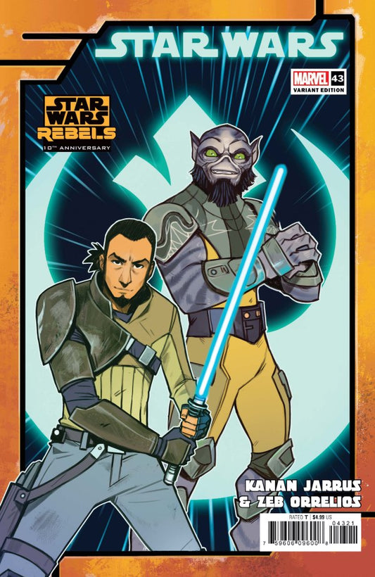 STAR WARS #43 CASPAR WIJNGAARD REBELS 10TH ANNIVERSARY VARIANT (DH D4)
