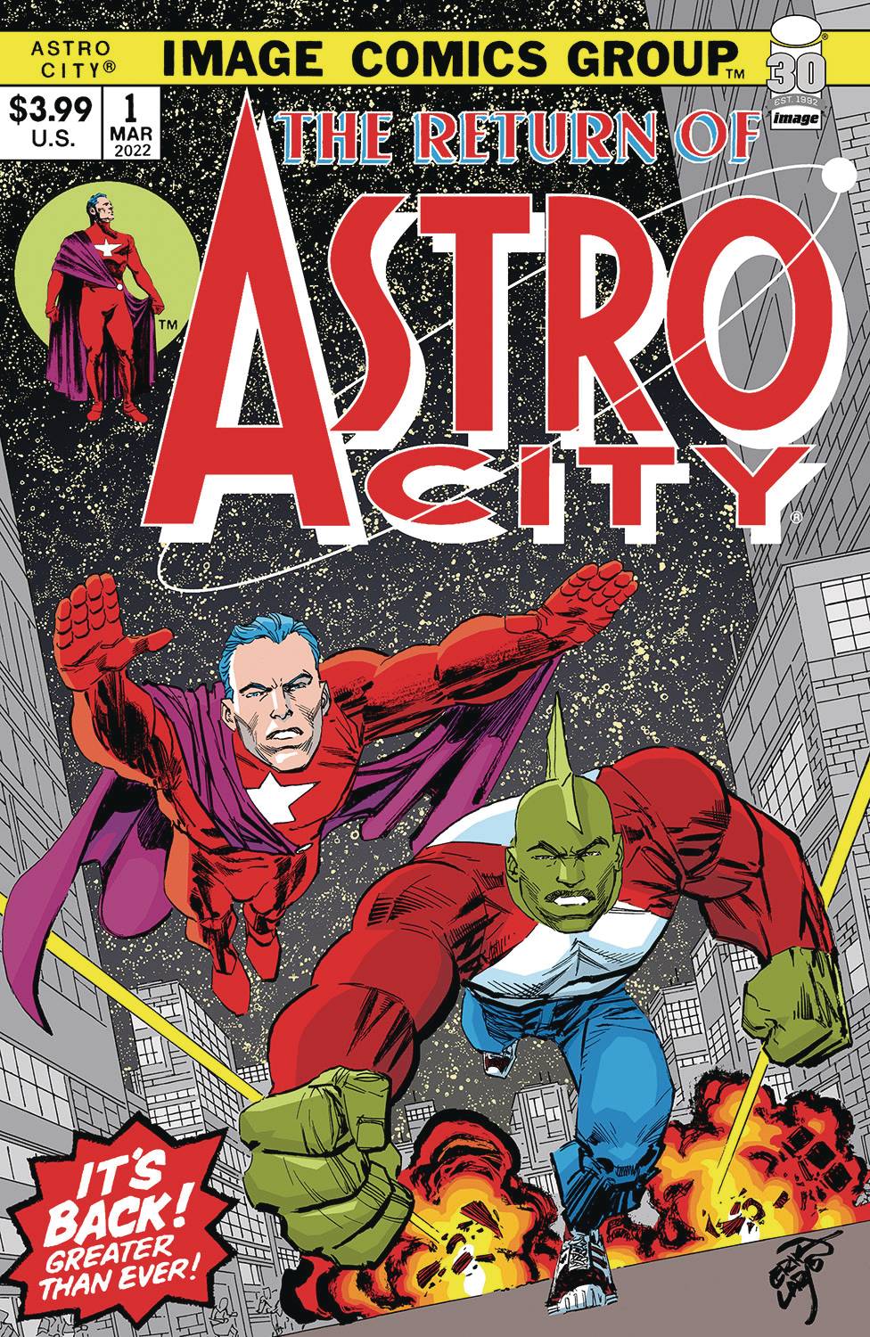 ASTRO CITY THAT WAS THEN SPEC CVR B LARSEN (DH A4)