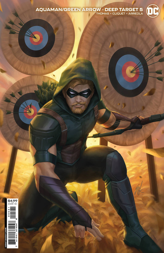 AQUAMAN GREEN ARROW DEEP TARGET #5 (OF 7) CVR B EJIKURE VAR (DH A4)
