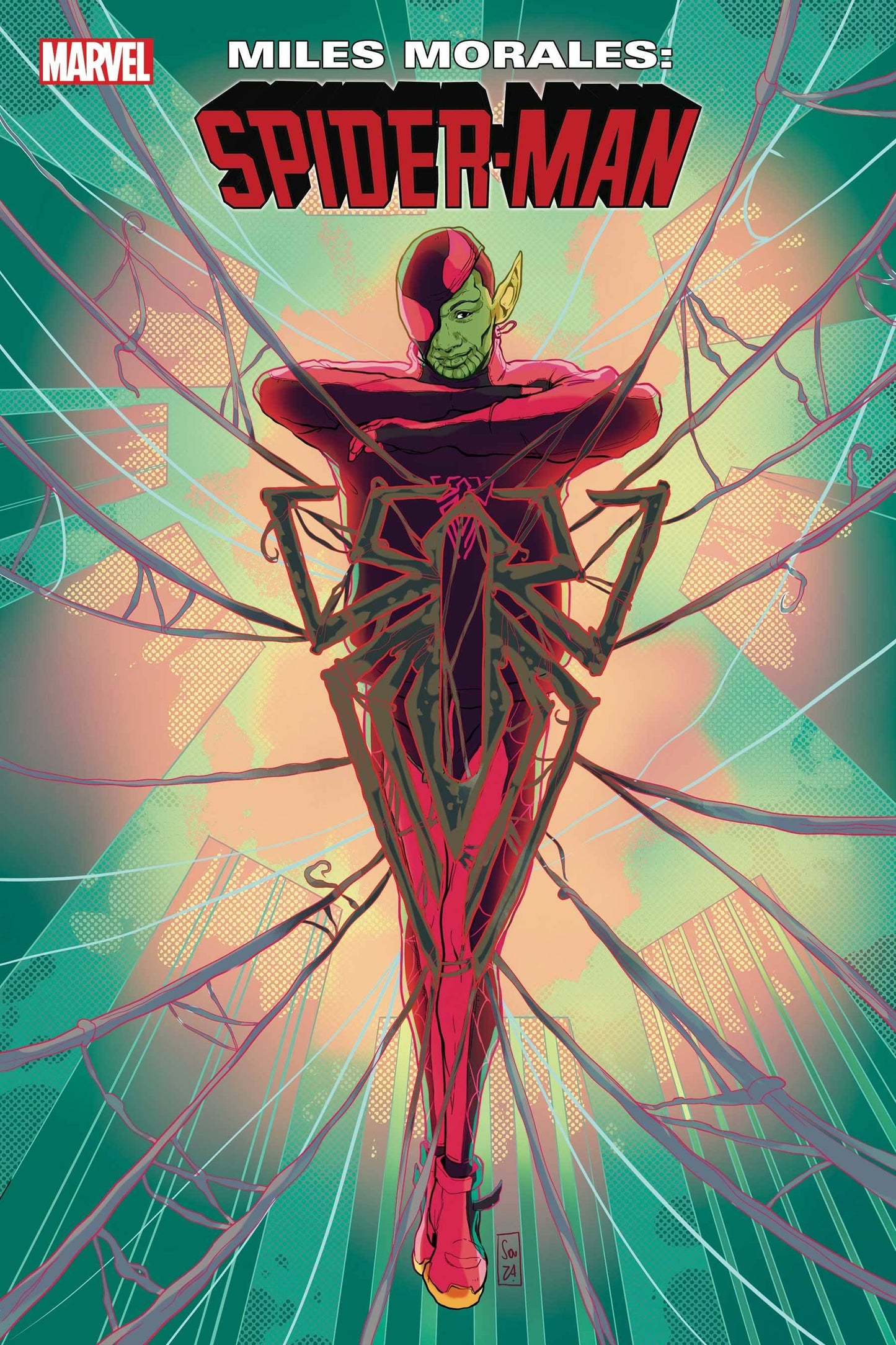 MILES MORALES SPIDER-MAN #38 SOUZA SKRULL VAR *(DH K1)*