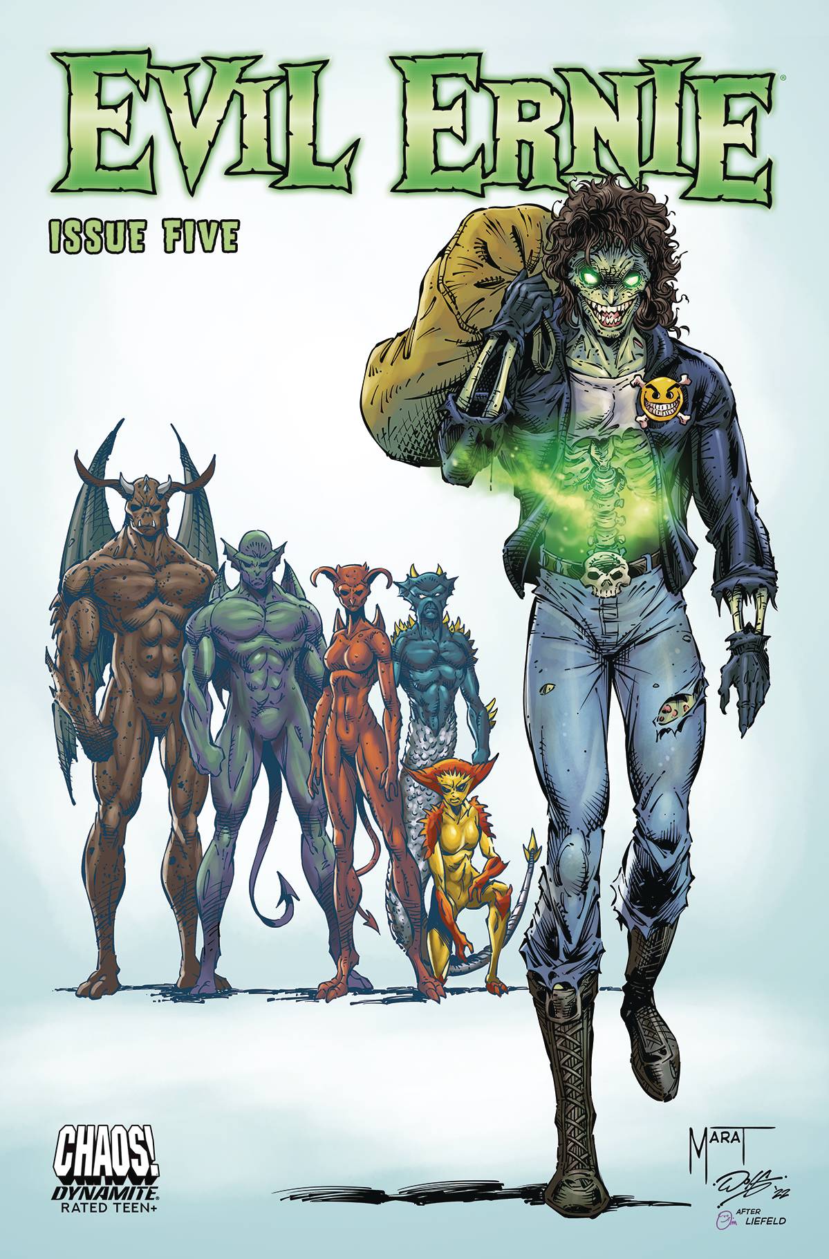 EVIL ERNIE #5 CVR G FOC LIEFELD HOMAGE MYCHAELS *(DH R1)*