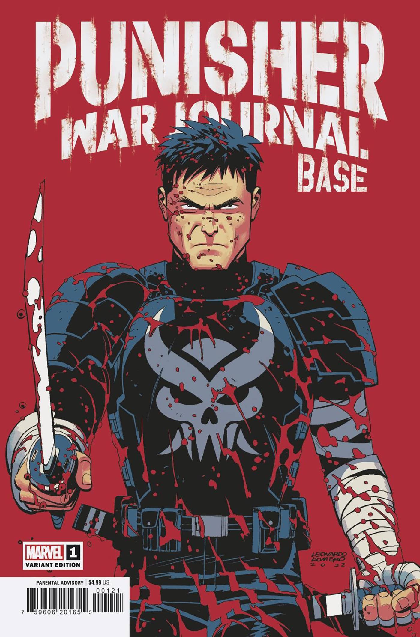 PUNISHER WAR JOURNAL BASE #1 ROMERO VAR *(DH A5)*