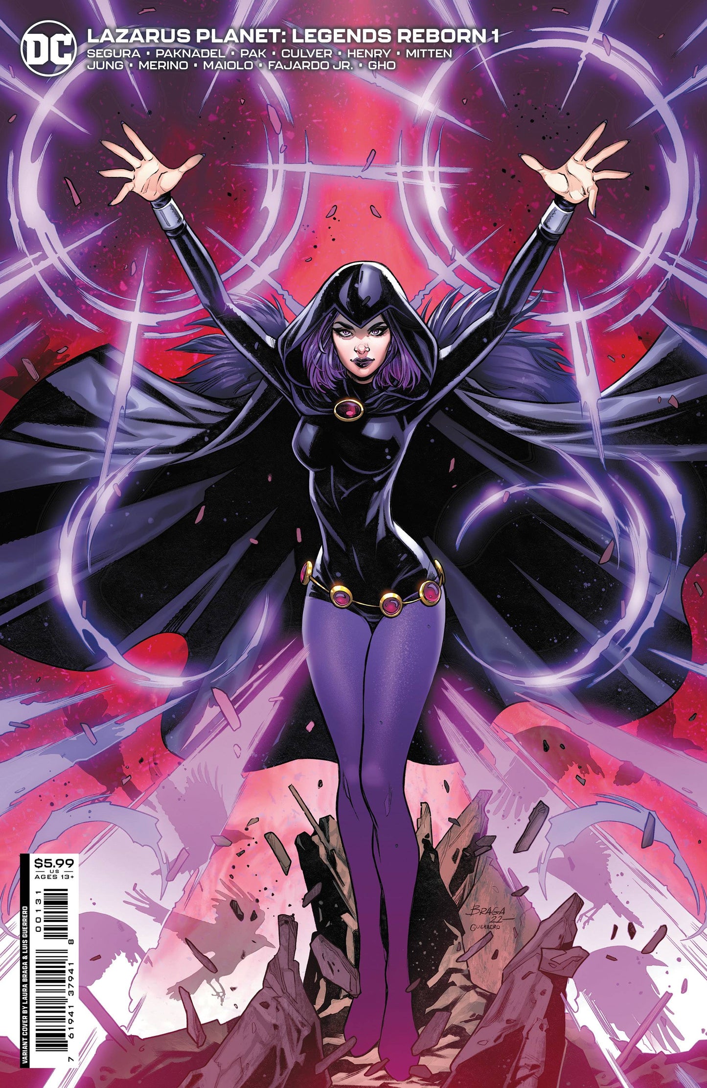 LAZARUS PLANET LEGENDS REBORN #1 (ONE SHOT) CVR C BRAGA VAR *(DH H1)*