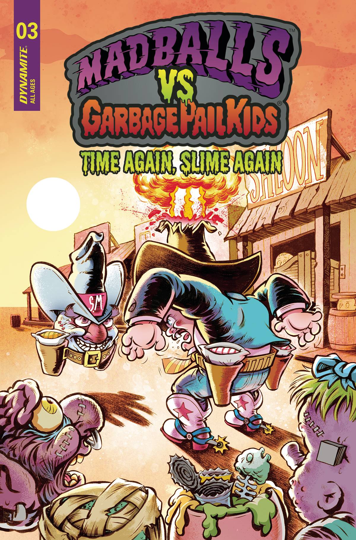 MADBALLS VS GARBAGE PAIL KIDS SLIME AGAIN #3 CVR B CROSBY *(DH H1)*