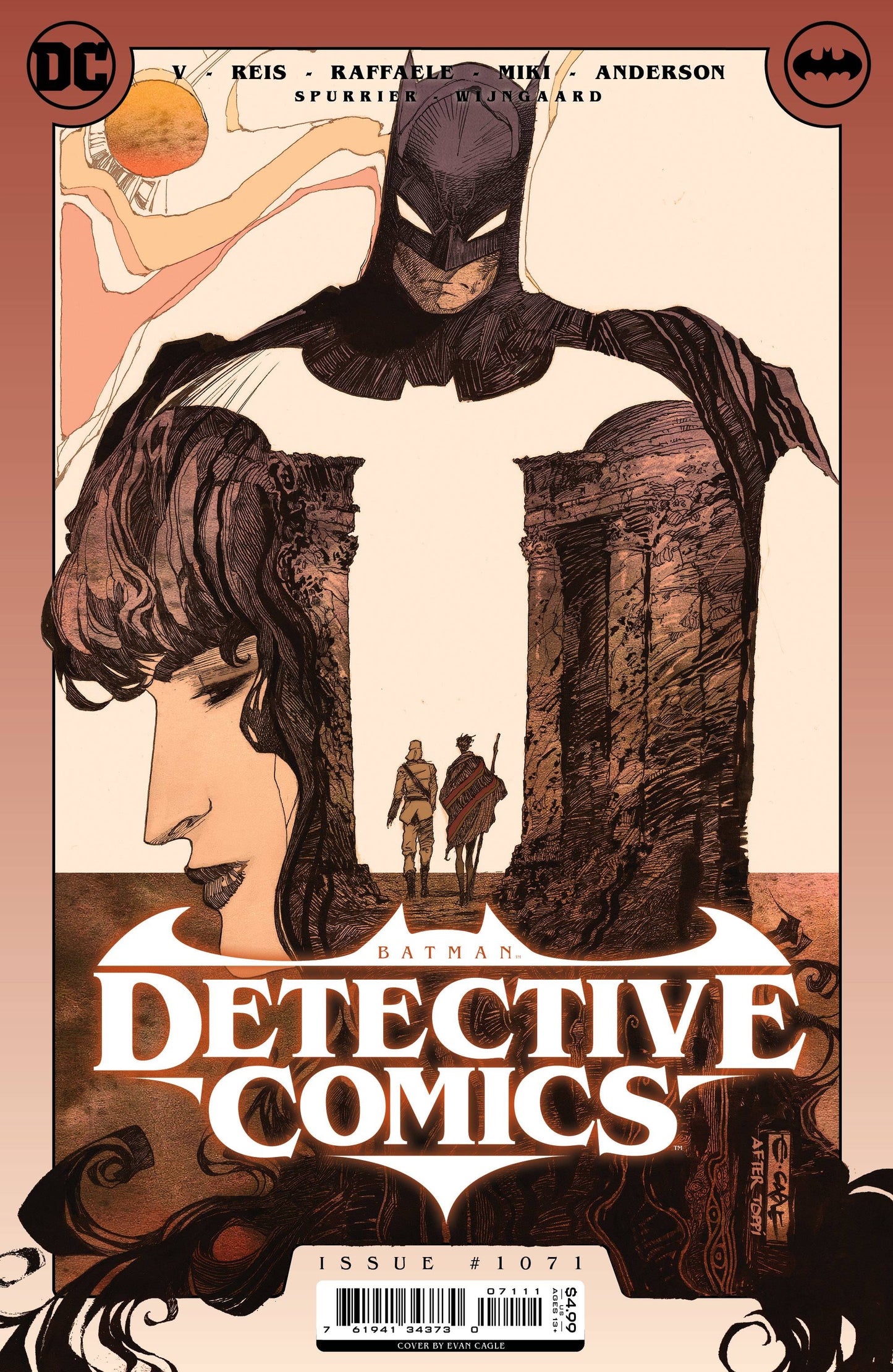 DETECTIVE COMICS #1071 CVR A EVAN CAGLE *RELEASE DATE 4/25/23* *(DH K3)*