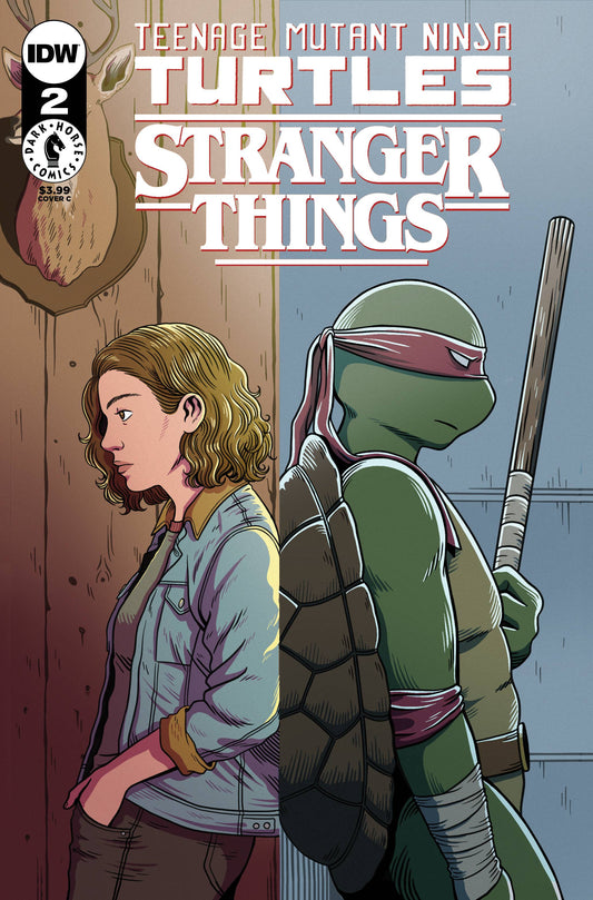TMNT X STRANGER THINGS #2 CVR C WOODALL RELEASE DATE 8/23/23 *(DH Z3)*
