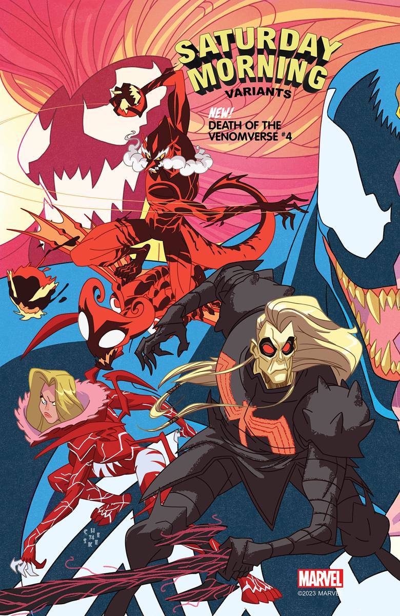 DEATH OF VENOMVERSE #4 (OF 5) GALLOWAY SATURDAY MORNING VAR *(DH S1)*
