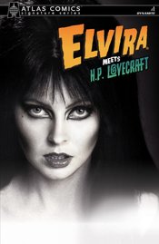 ELVIRA MEETS HP LOVECRAFT #1 CVR G PHOTO ATLAS ED ELVIRA SGN